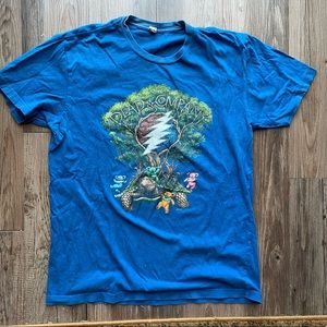 Dead and Company Summer Tour 2016 T-Shirt, Men’s Medium Blue